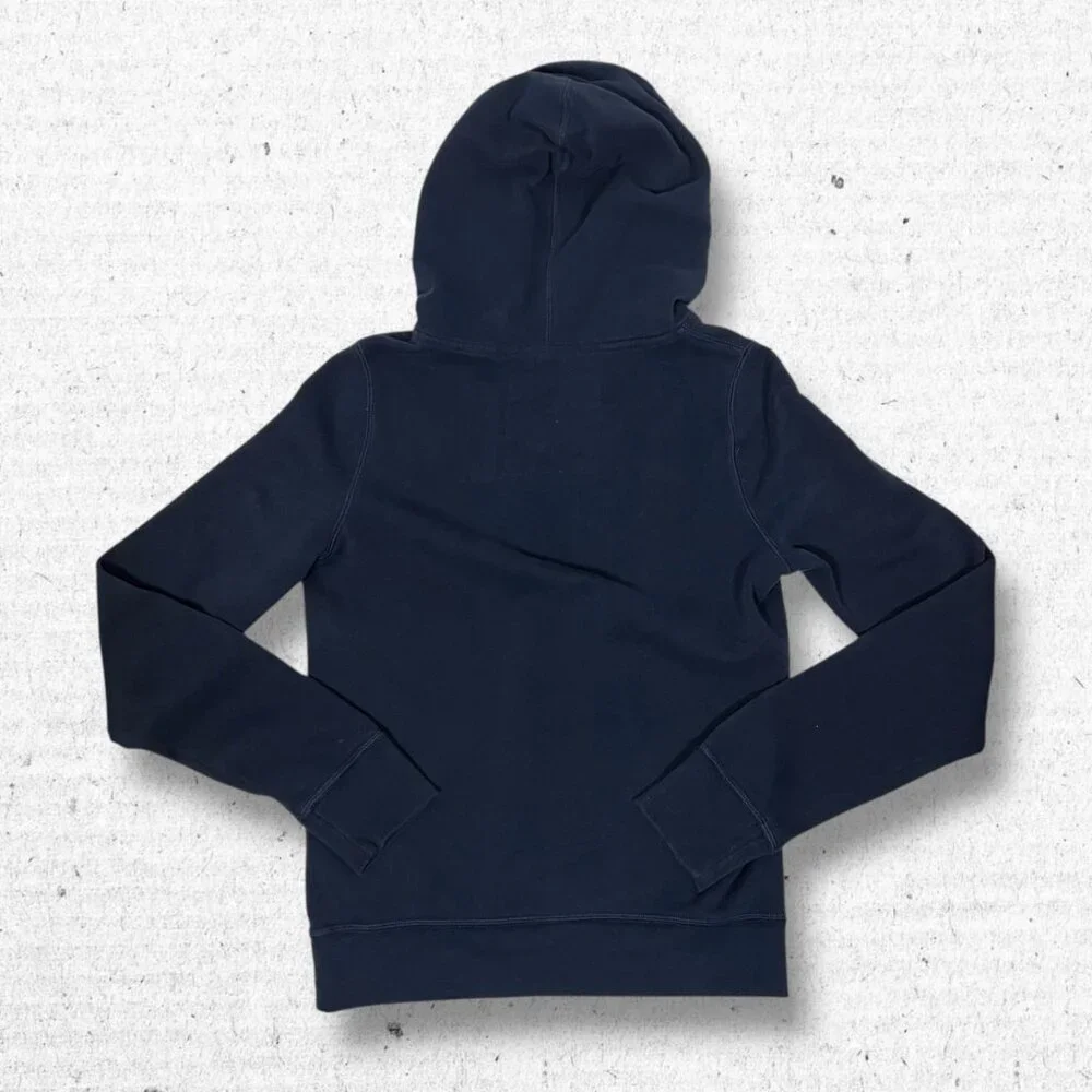 Vintage Y2K 2000s Hollister Dark Blue Hoodie - Picture 3 of 5